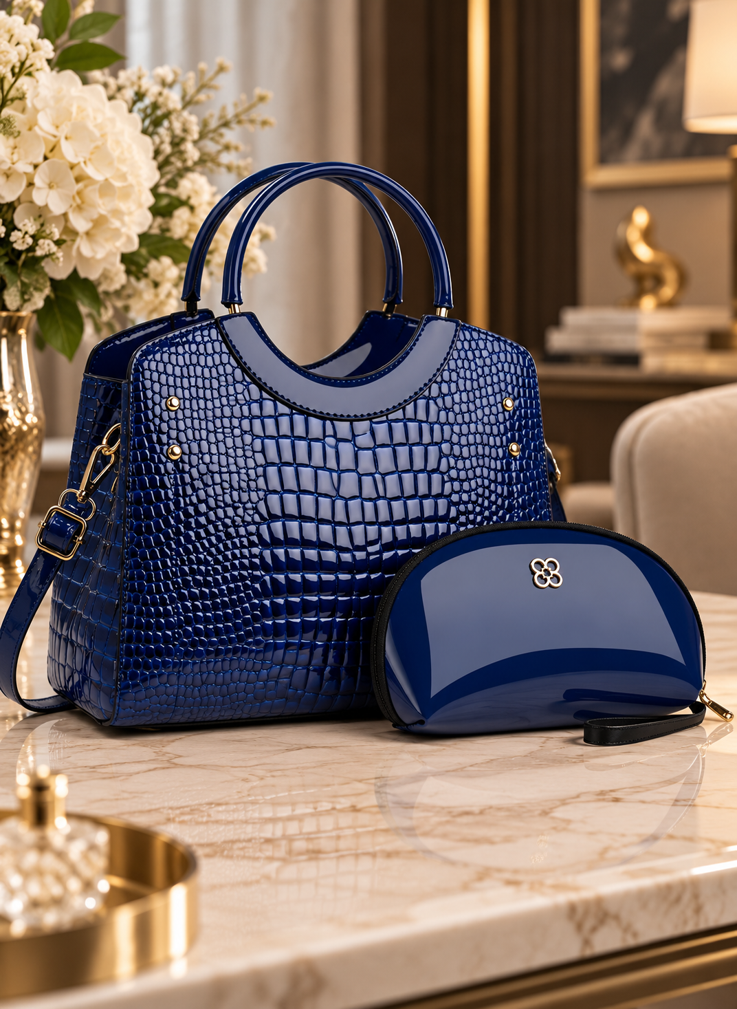 Prestige Elegant 2-Piece Handbag Set