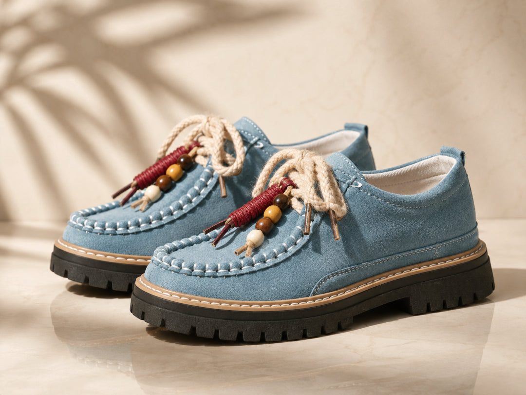 WOMEN'S CHIC RETRO LEISURE FLAT SNEAKERS