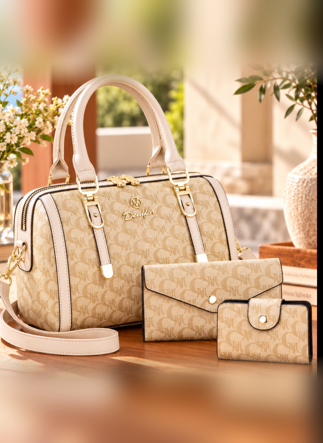 Maison Elegant 3-Piece Handbag Set