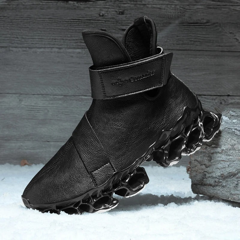 MEN'S SCULPTED SOLE HIGH-TOP SNEAKERS