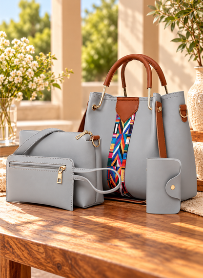 POGA 4-Piece Handbag Set