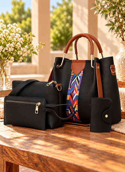 POGA 4-Piece Handbag Set