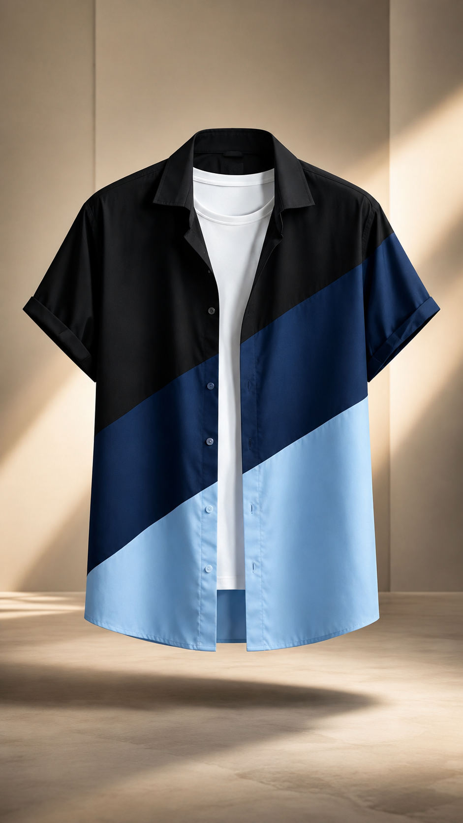 Maison Solis Colorblock Shirt