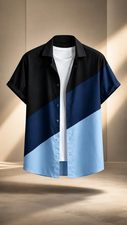 Maison Solis Colorblock Shirt