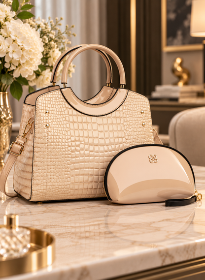 Prestige Elegant 2-Piece Handbag Set