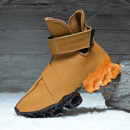MEN'S SCULPTED SOLE HIGH-TOP SNEAKERS