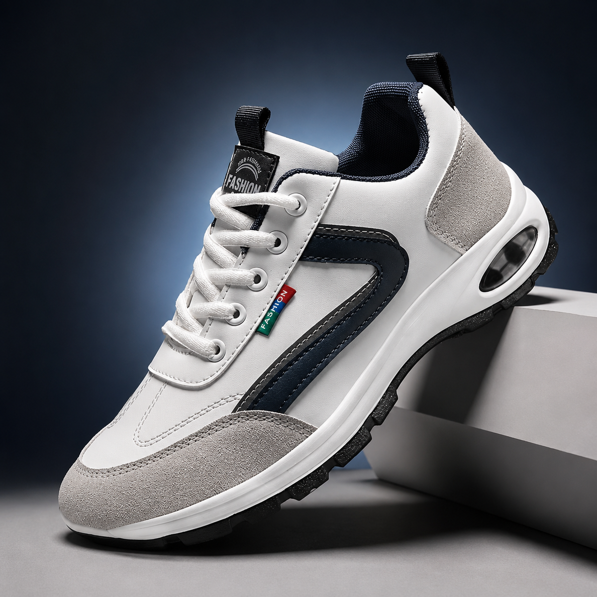 MEN'S SUEDE TRIM SNEAKERS