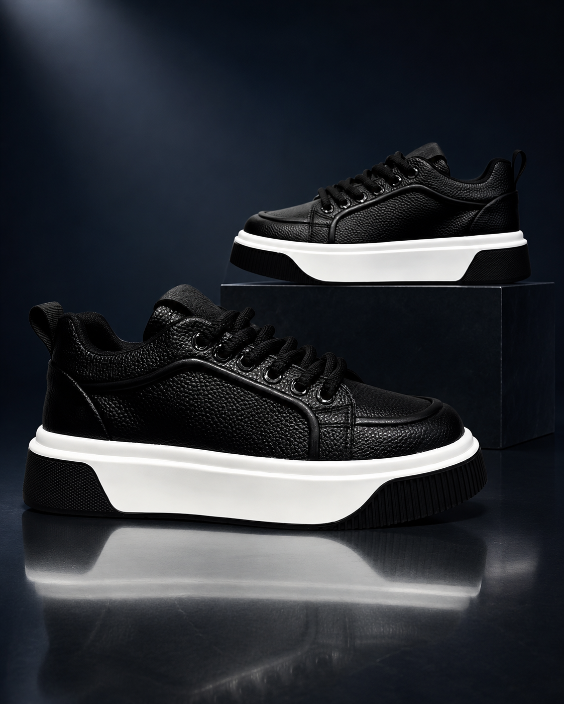 MEN'S THICK SOLE SKATE SNEAKERS
