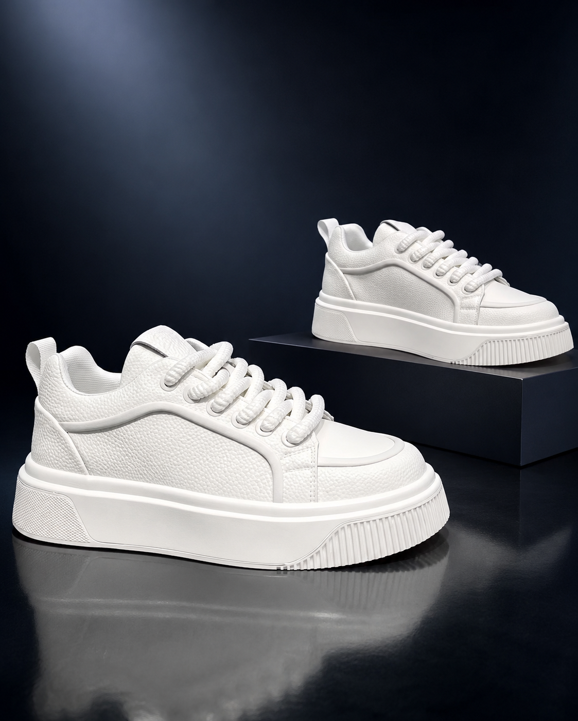 MEN'S THICK SOLE SKATE SNEAKERS