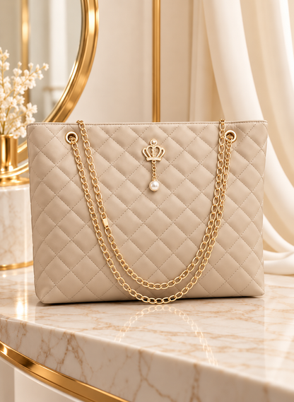 Large Soft Leather Shopper Bag