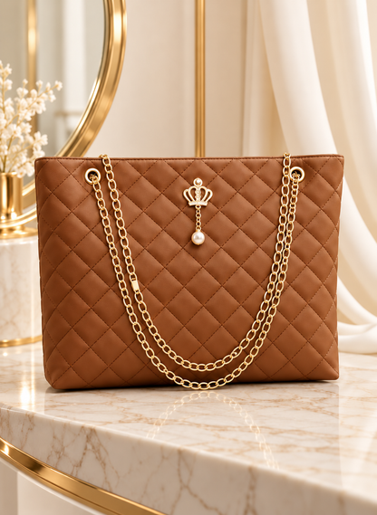 Large Soft Leather Shopper Bag