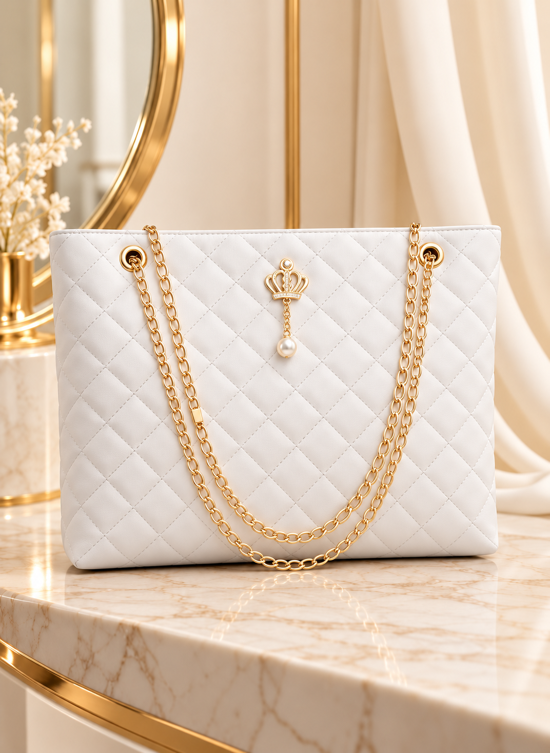 Large Soft Leather Shopper Bag