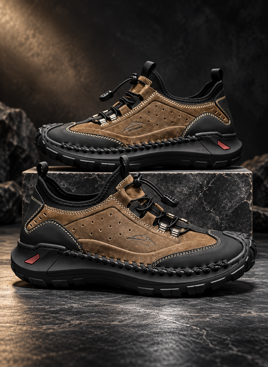 MEN'S SUEDE LEATHER HIKING SHOES