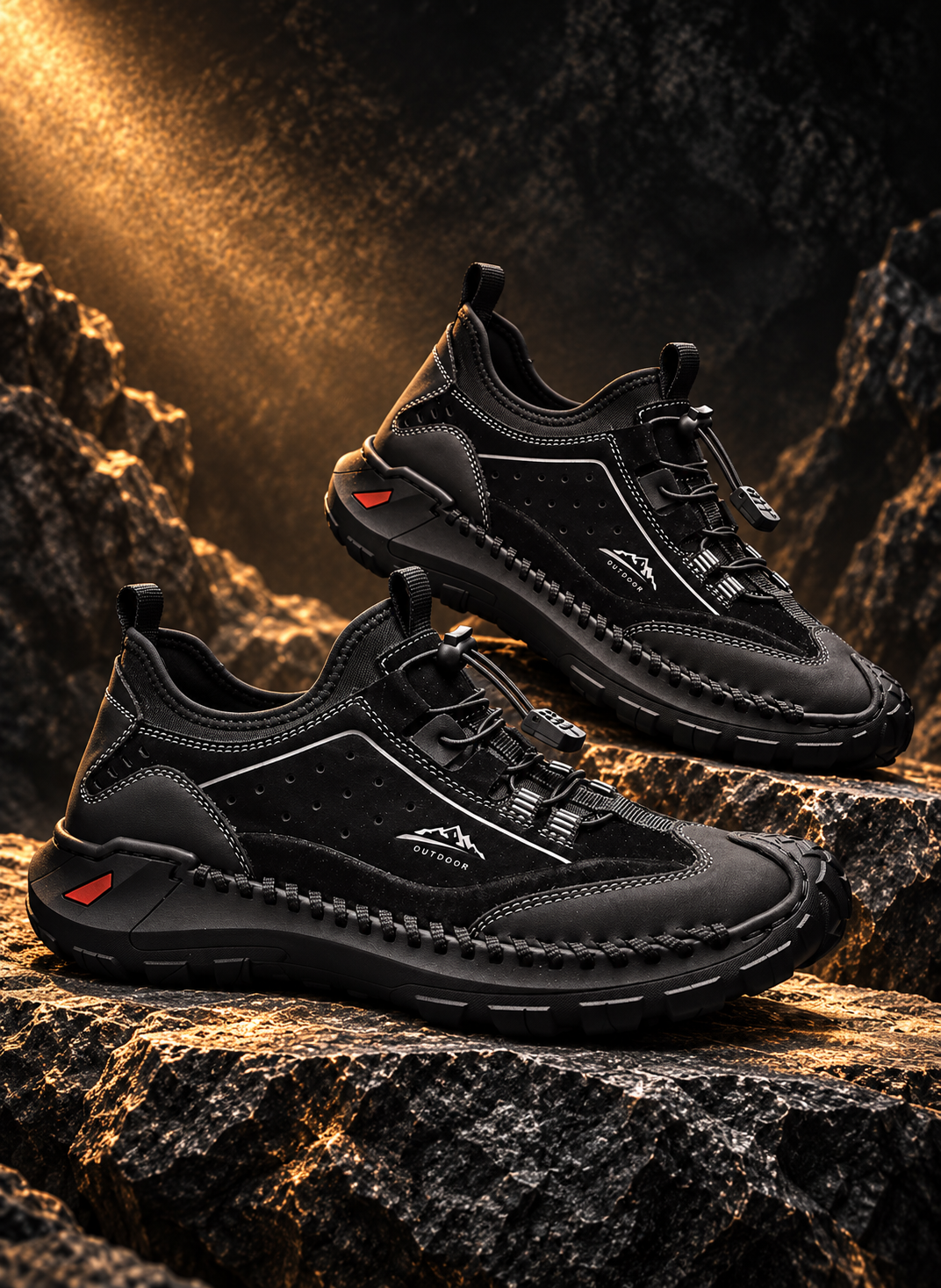 MEN'S SUEDE LEATHER HIKING SHOES