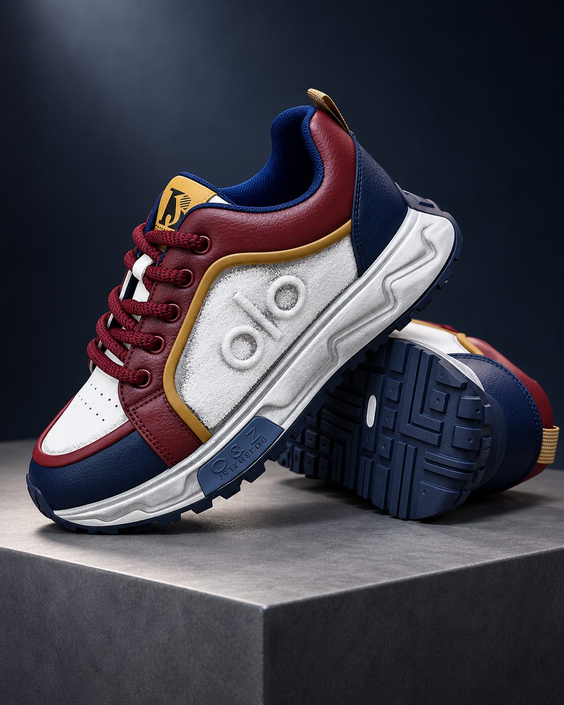 MEN'S RETRO CHUNKY SOLE SNEAKERS
