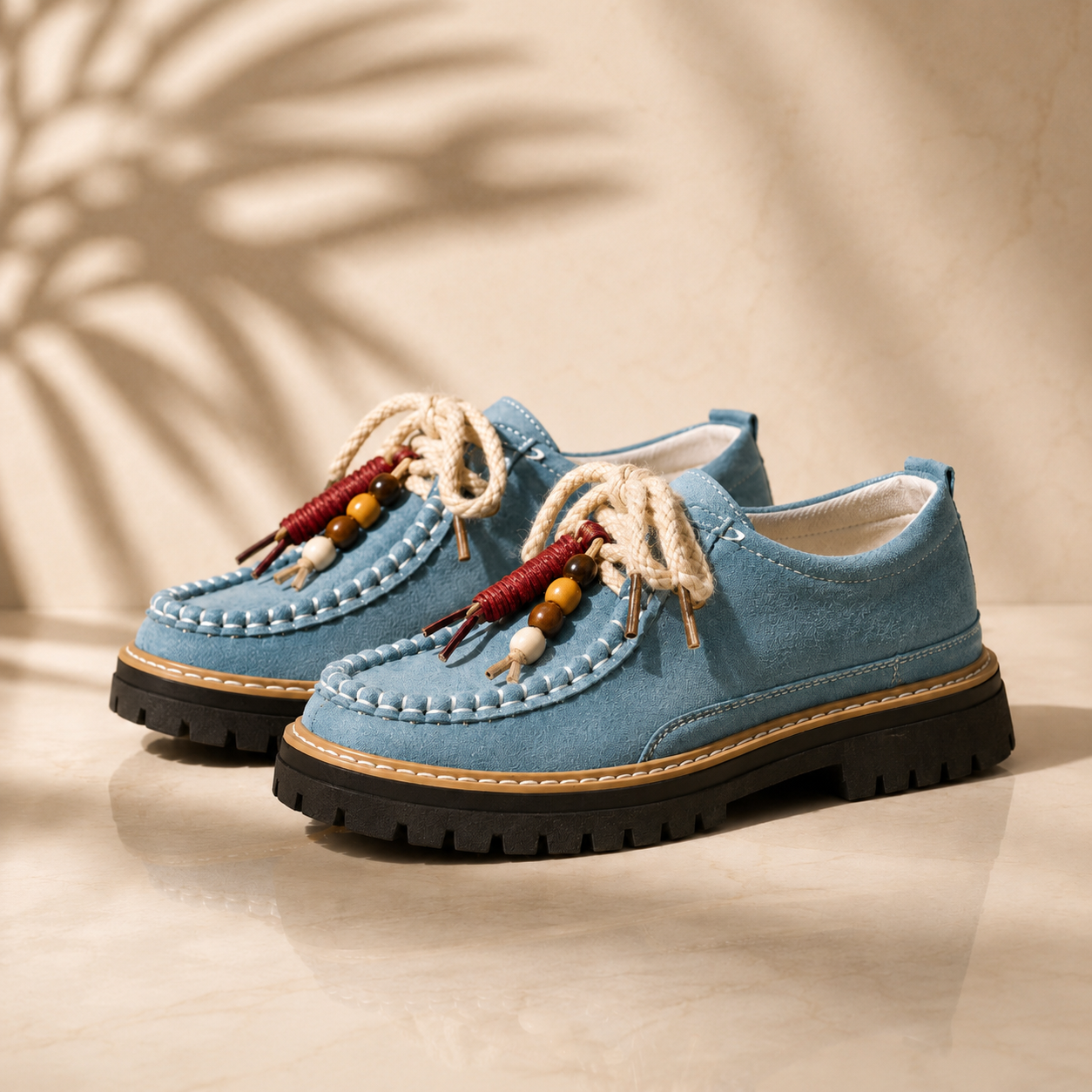 WOMEN'S CHIC RETRO LEISURE FLAT SNEAKERS