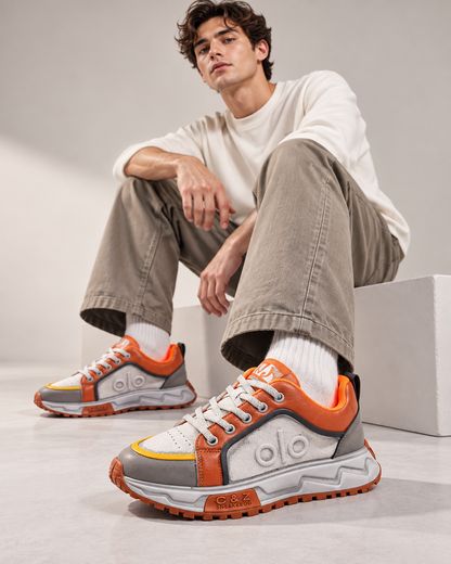 MEN'S RETRO CHUNKY SOLE SNEAKERS
