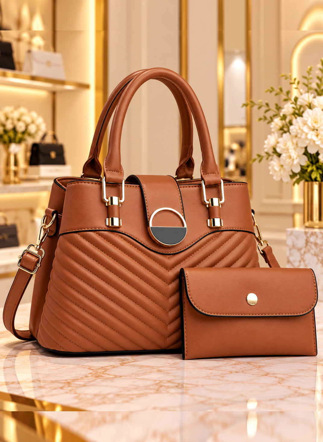 MAISON TURT 2-PIECE HANDBAG SET