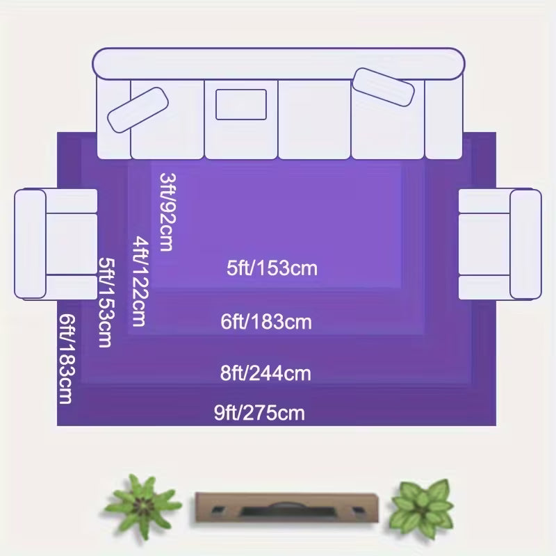 PLUSH SOFT FLOOR RUG