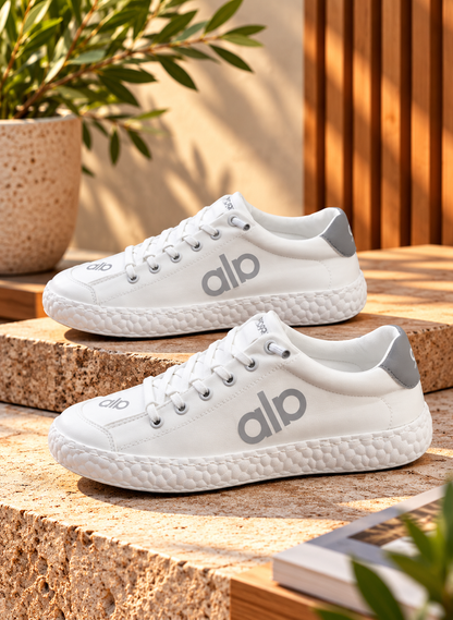 Men’s White Chunky Platform Sneakers