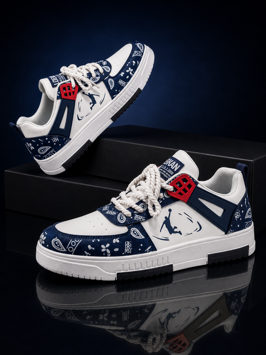PAISLEY CHUNKY SKATE SNEAKERS