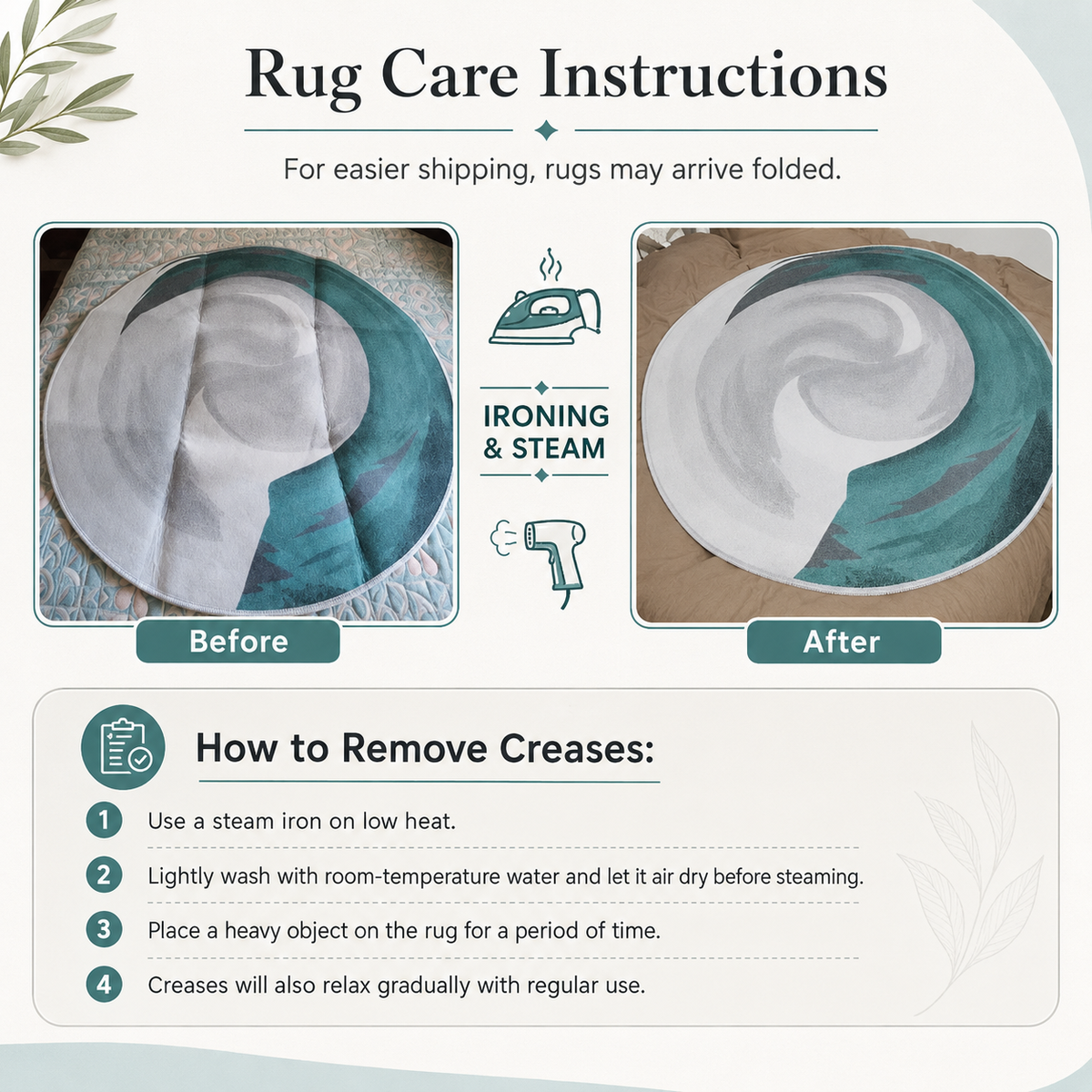 MODERN NAVY OVAL RUG