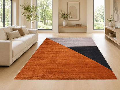 MODERN LUXURY ABSTRACT AREA RUG