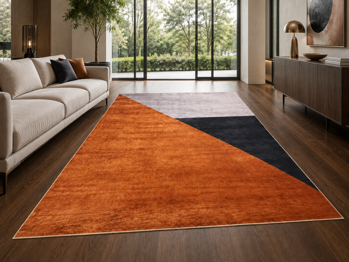MODERN LUXURY ABSTRACT AREA RUG