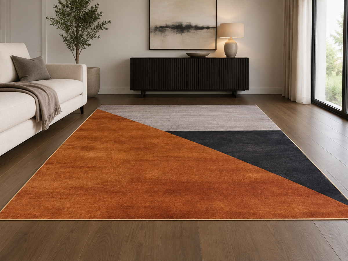 MODERN LUXURY ABSTRACT AREA RUG