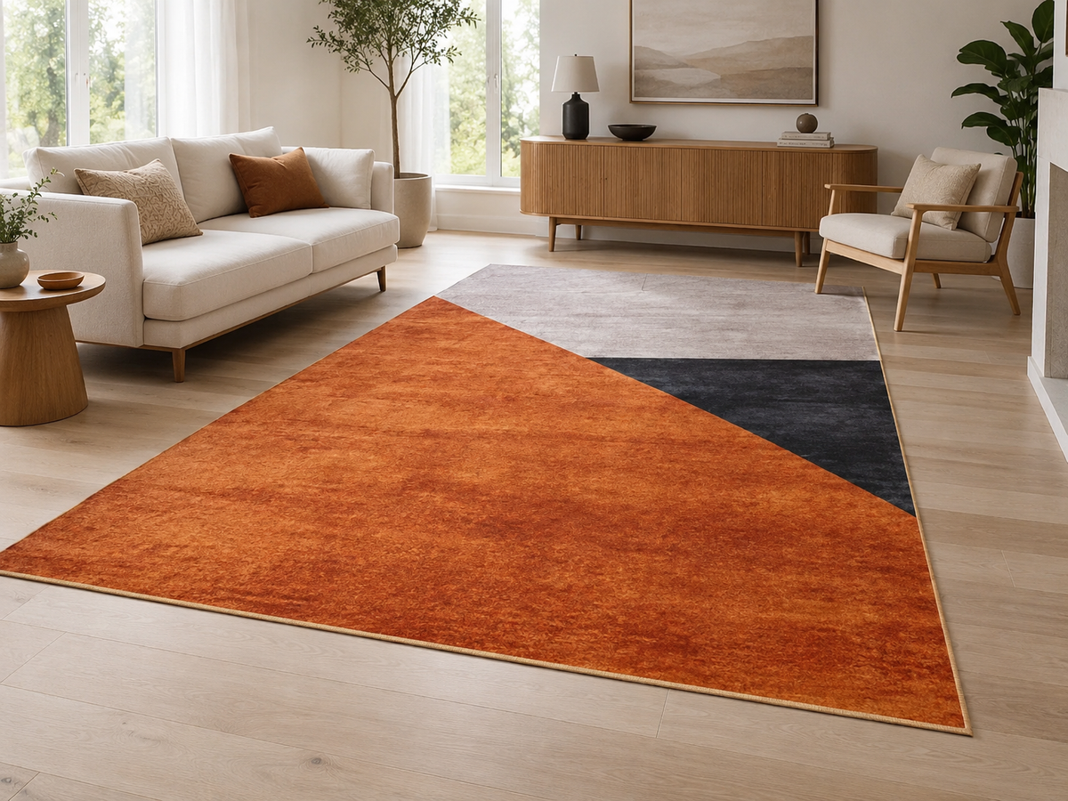 MODERN LUXURY ABSTRACT AREA RUG