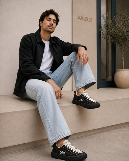 MEN'S SUEDE NON-SLIP PLATFORM SHOES