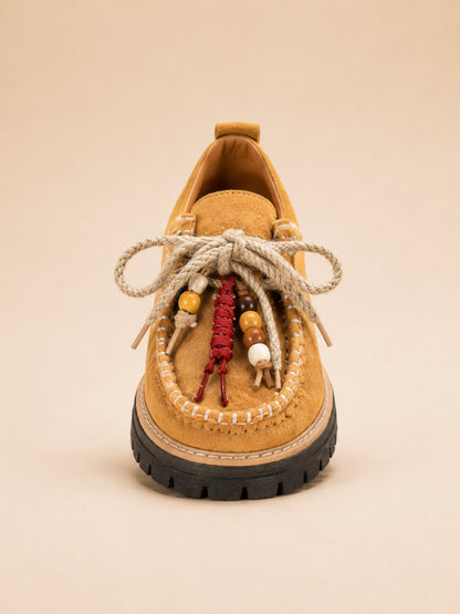 WOMEN'S CHIC RETRO LEISURE FLAT SNEAKERS