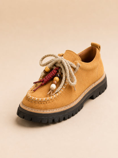 WOMEN'S CHIC RETRO LEISURE FLAT SNEAKERS