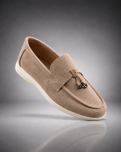WOMEN'S SUEDE BUCKLE LOAFERS