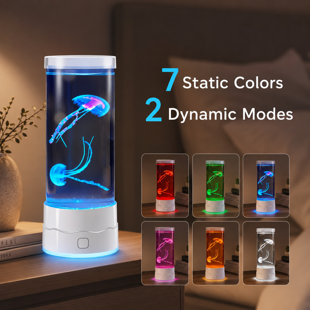 AquaLume™ Jellyfish Lamp