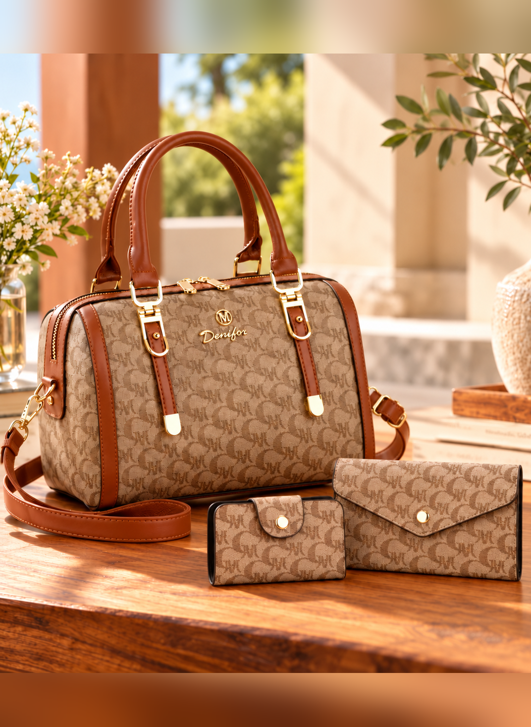 Maison Elegant 3-Piece Handbag Set