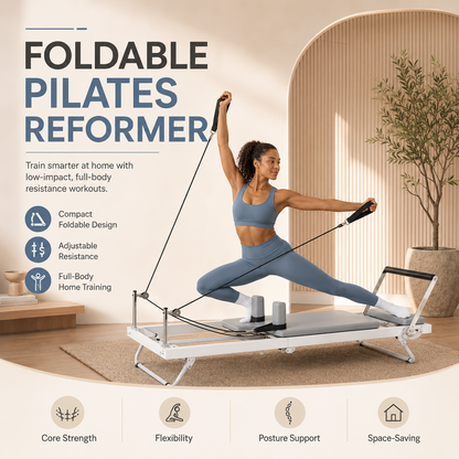 FOLDABLE PILATES REFORMER MACHINE