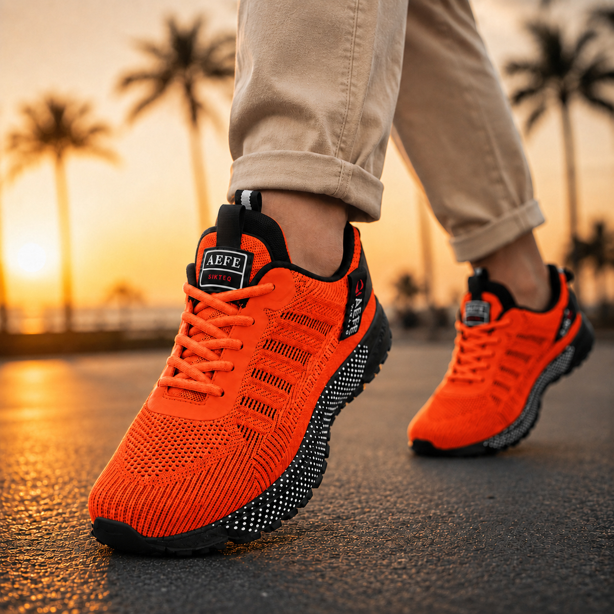 MEN'S LIGHTWEIGHT BREATHABLE SPORT SNEAKERS